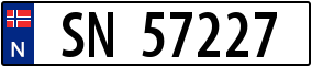 Truck License Plate